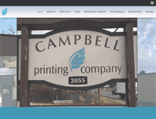 Tablet Screenshot of campbellprintingco.com
